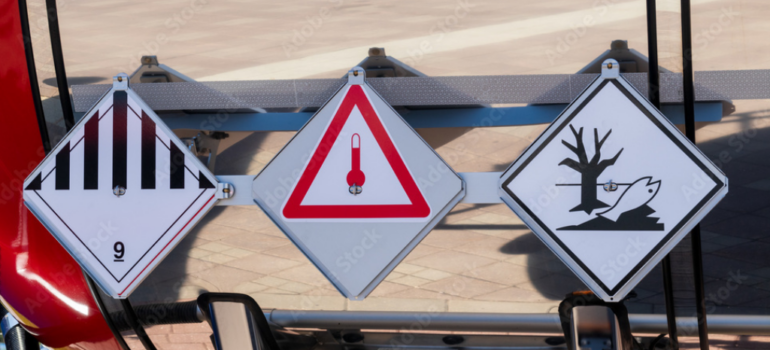 Symbol of dangerous goods